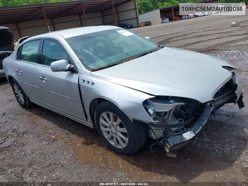 2010 Buick Lucerne Cxl VIN: 1G4HC5EM2AU100058 Lot: 42197377