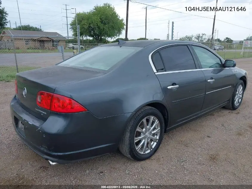 2010 Buick Lucerne Cxl Premium VIN: 1G4HJ5EM6AU121646 Lot: 42228013