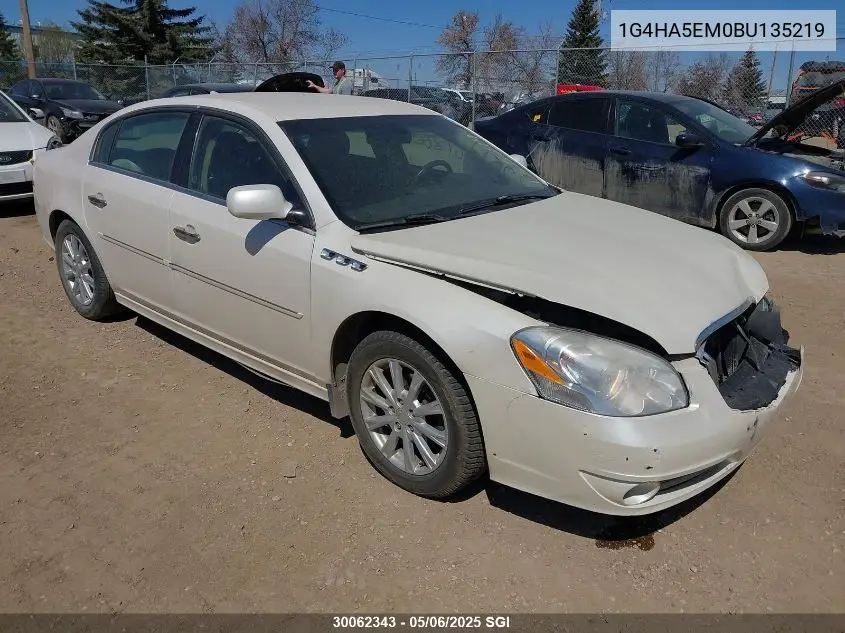 2011 Buick Lucerne Cx VIN: 1G4HA5EM0BU135219 Lot: 30062343