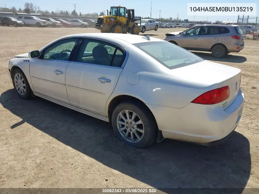 2011 Buick Lucerne Cx VIN: 1G4HA5EM0BU135219 Lot: 30062343