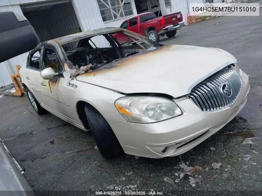 2011 Buick Lucerne Cxl VIN: 1G4HC5EM7BU151010 Lot: 41629210