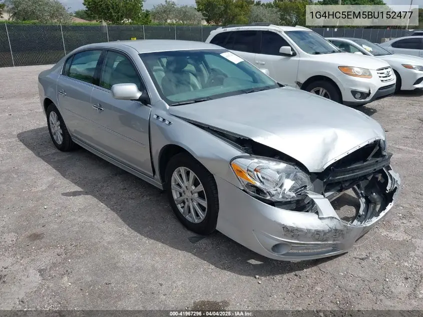 2011 Buick Lucerne Cxl VIN: 1G4HC5EM5BU152477 Lot: 41967296