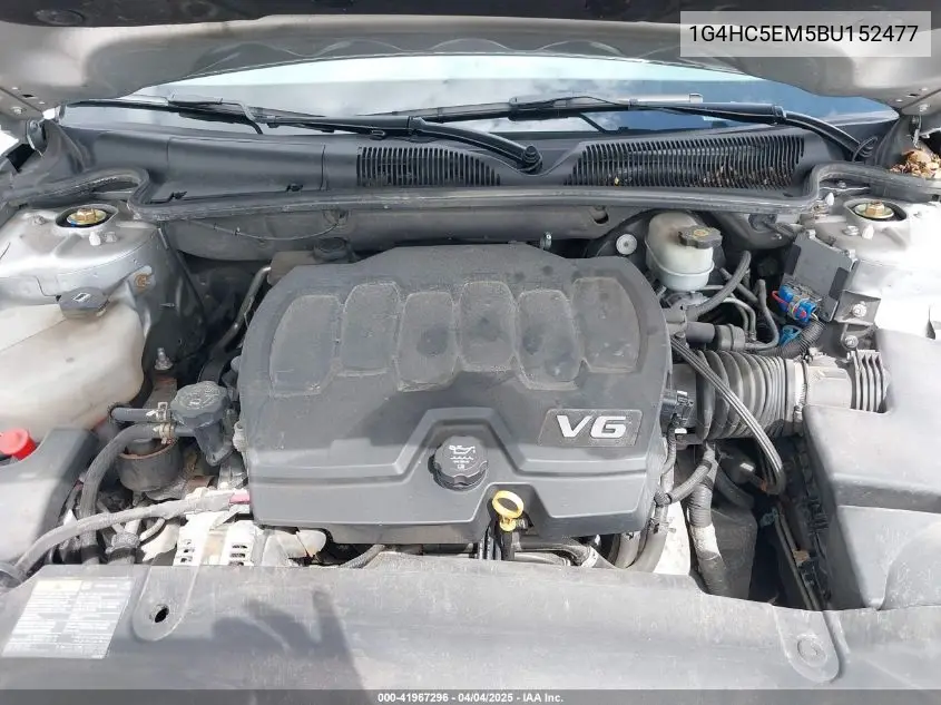 2011 Buick Lucerne Cxl VIN: 1G4HC5EM5BU152477 Lot: 41967296