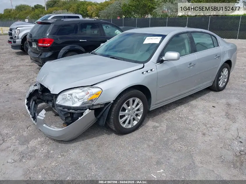 2011 Buick Lucerne Cxl VIN: 1G4HC5EM5BU152477 Lot: 41967296