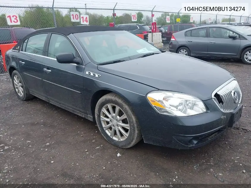 2011 Buick Lucerne Cxl VIN: 1G4HC5EM0BU134274 Lot: 42217978