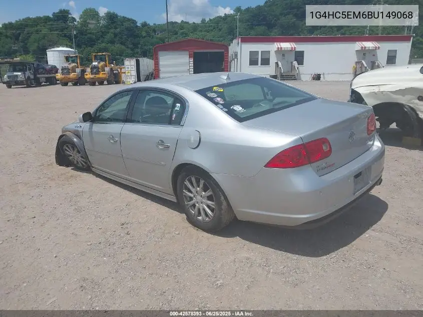 2011 Buick Lucerne Cxl VIN: 1G4HC5EM6BU149068 Lot: 42578393