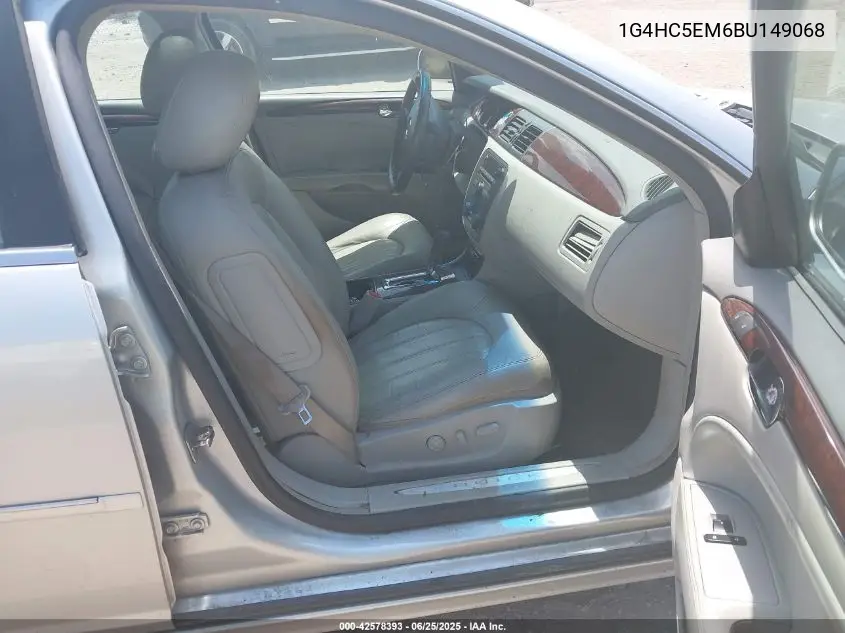 2011 Buick Lucerne Cxl VIN: 1G4HC5EM6BU149068 Lot: 42578393