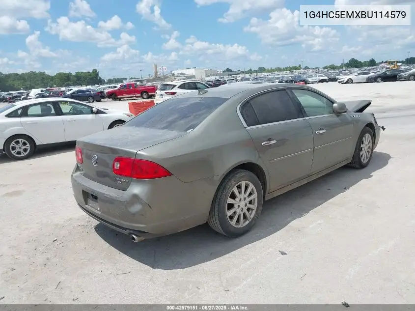 2011 Buick Lucerne Cxl VIN: 1G4HC5EMXBU114579 Lot: 42579151