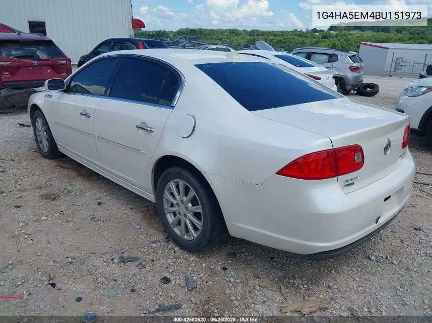 2011 Buick Lucerne Cx VIN: 1G4HA5EM4BU151973 Lot: 42582620