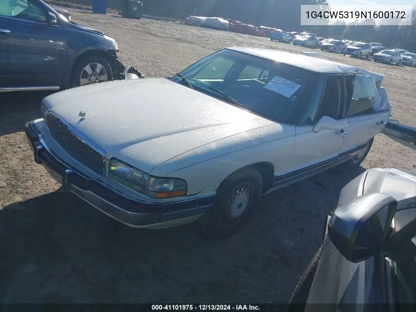 1992 Buick Park Ave VIN: 1G4CW5319N1600172 Lot: 41101975