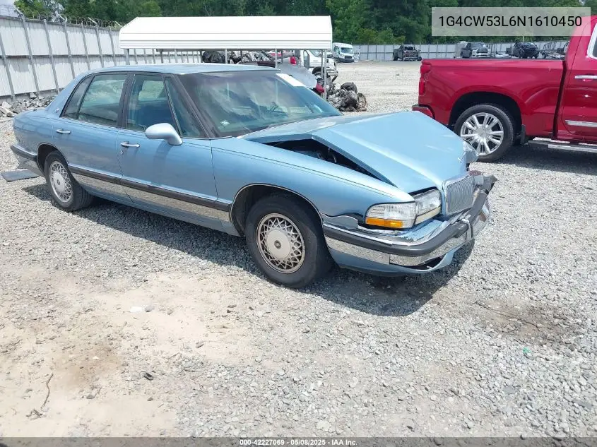 1992 Buick Park Avenue VIN: 1G4CW53L6N1610450 Lot: 42227069