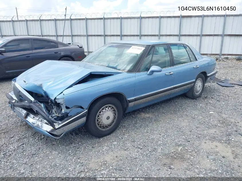 1992 Buick Park Avenue VIN: 1G4CW53L6N1610450 Lot: 42227069