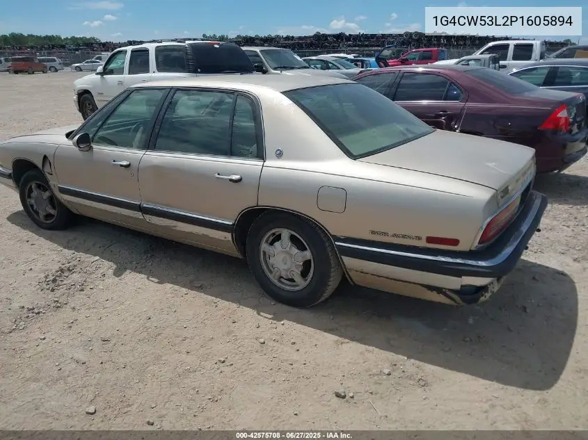 1993 Buick Park Avenue VIN: 1G4CW53L2P1605894 Lot: 42575708