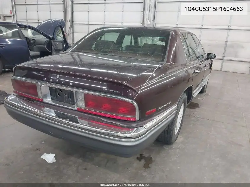 1993 Buick Park Avenue Ultra VIN: 1G4CU5315P1604663 Lot: 42624407