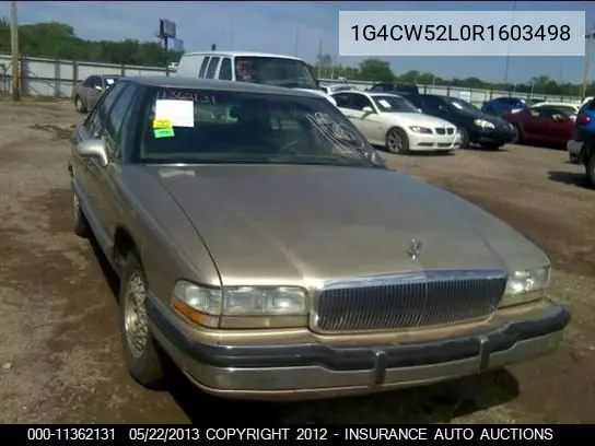 1994 Buick Park Avenue VIN: 1G4CW52L0R1603498 Lot: 11362131