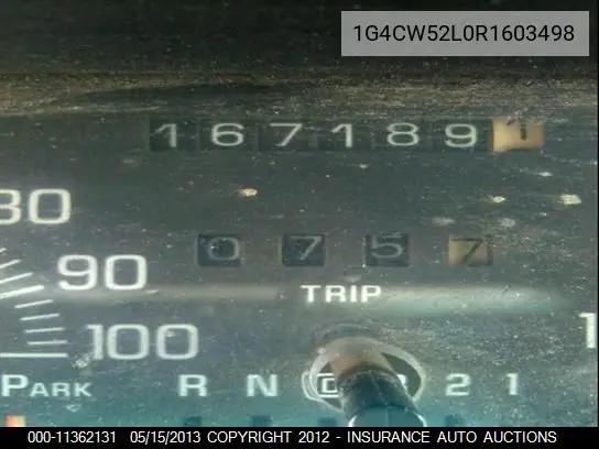 1994 Buick Park Avenue VIN: 1G4CW52L0R1603498 Lot: 11362131