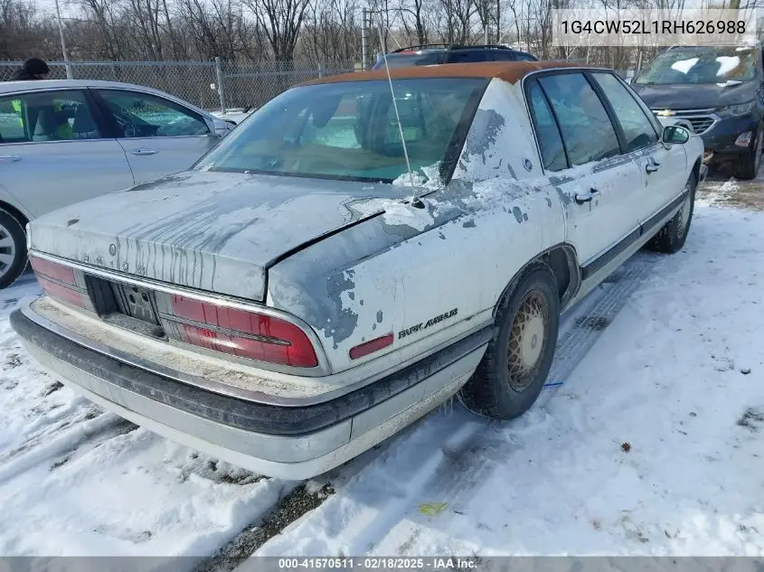 1994 Buick Park Avenue VIN: 1G4CW52L1RH626988 Lot: 41570511