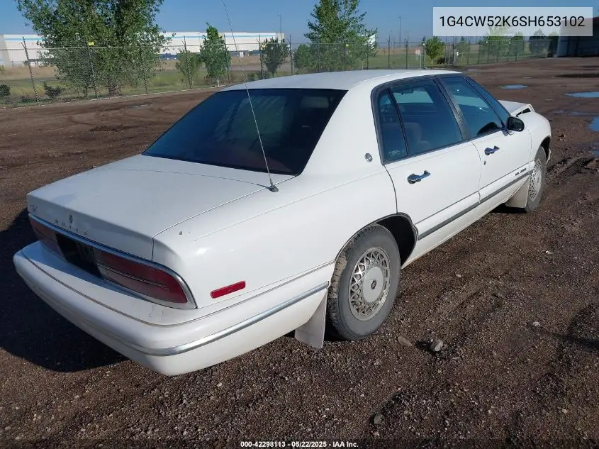 1995 Buick Park Avenue VIN: 1G4CW52K6SH653102 Lot: 42298113