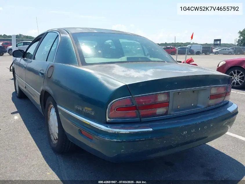 1997 Buick Park Avenue VIN: 1G4CW52K7V4655792 Lot: 42651907