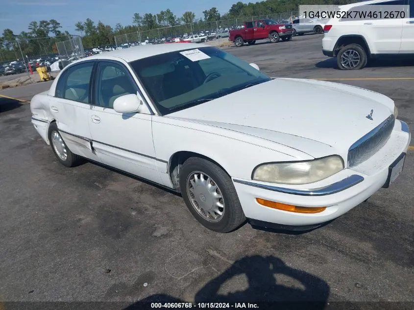 1998 Buick Park Avenue VIN: 1G4CW52K7W4612670 Lot: 40606768