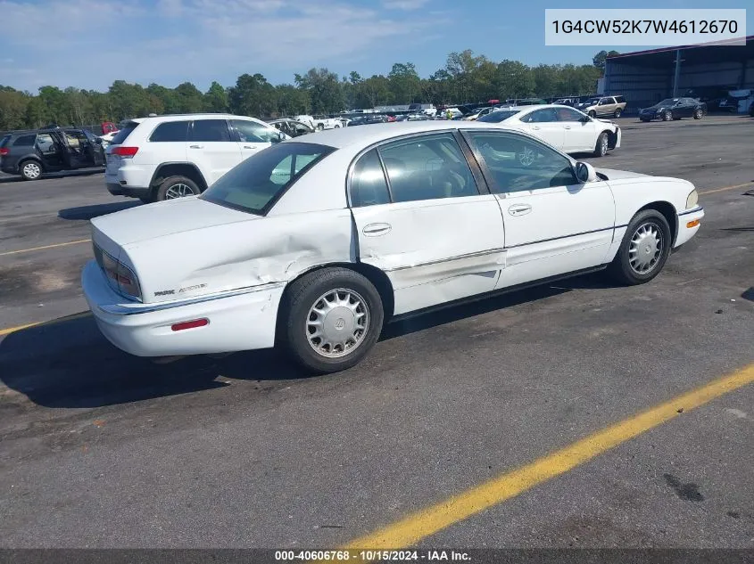 1998 Buick Park Avenue VIN: 1G4CW52K7W4612670 Lot: 40606768