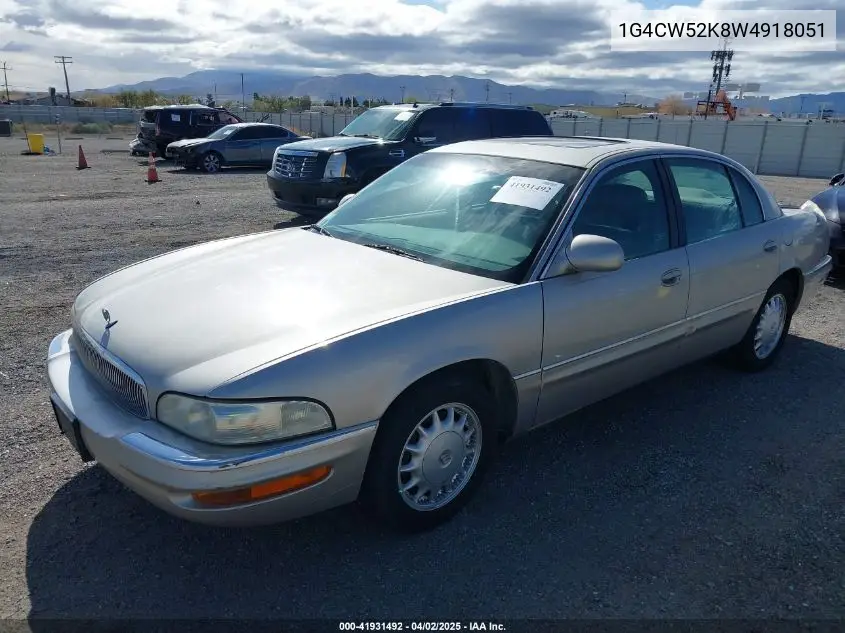1998 Buick Park Avenue VIN: 1G4CW52K8W4918051 Lot: 41931492