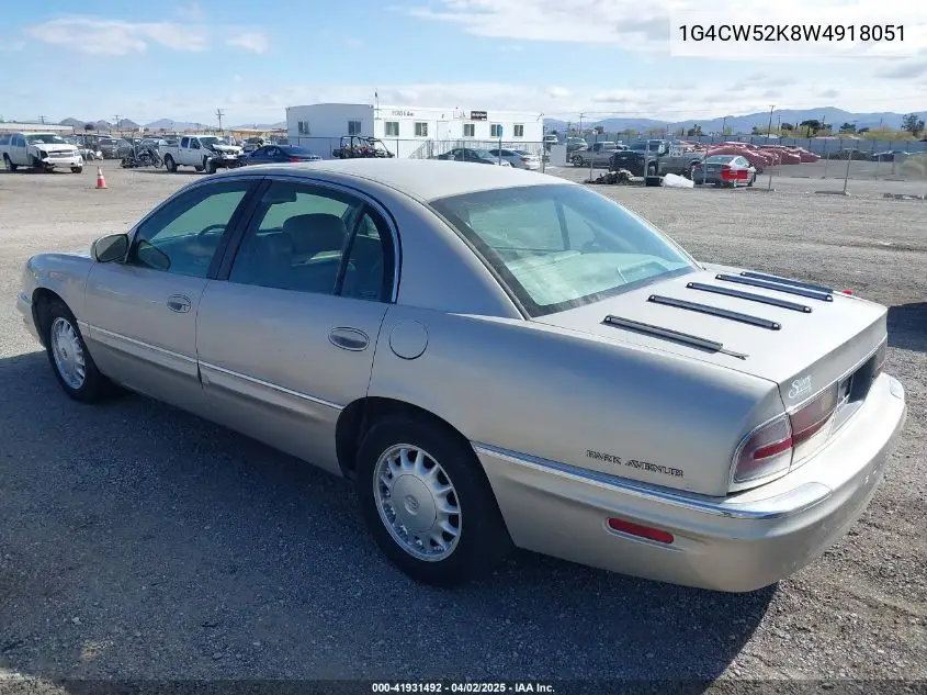 1998 Buick Park Avenue VIN: 1G4CW52K8W4918051 Lot: 41931492
