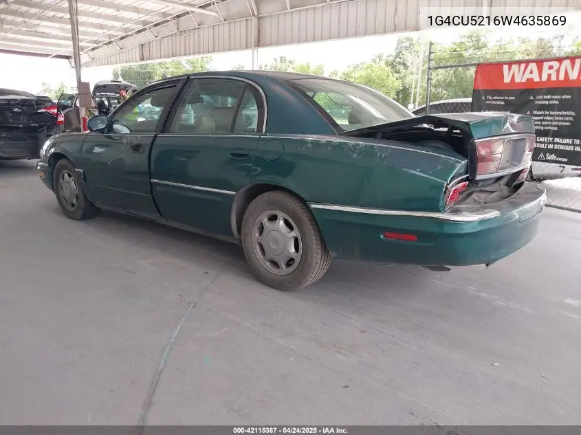 1998 Buick Park Avenue Ultra Cmi VIN: 1G4CU5216W4635869 Lot: 42115387