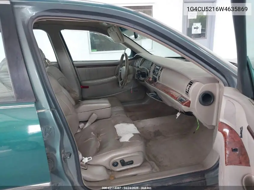 1998 Buick Park Avenue Ultra Cmi VIN: 1G4CU5216W4635869 Lot: 42115387