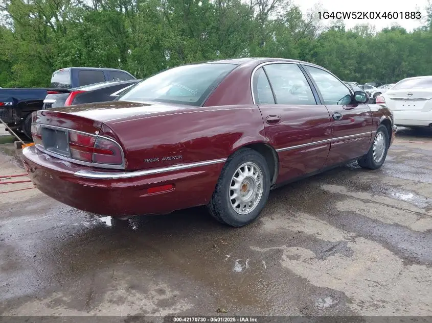 1999 Buick Park Avenue VIN: 1G4CW52K0X4601883 Lot: 42170730