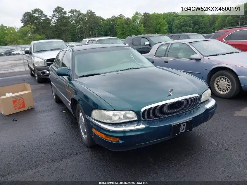 1999 Buick Park Avenue VIN: 1G4CW52KXX4600191 Lot: 42219084