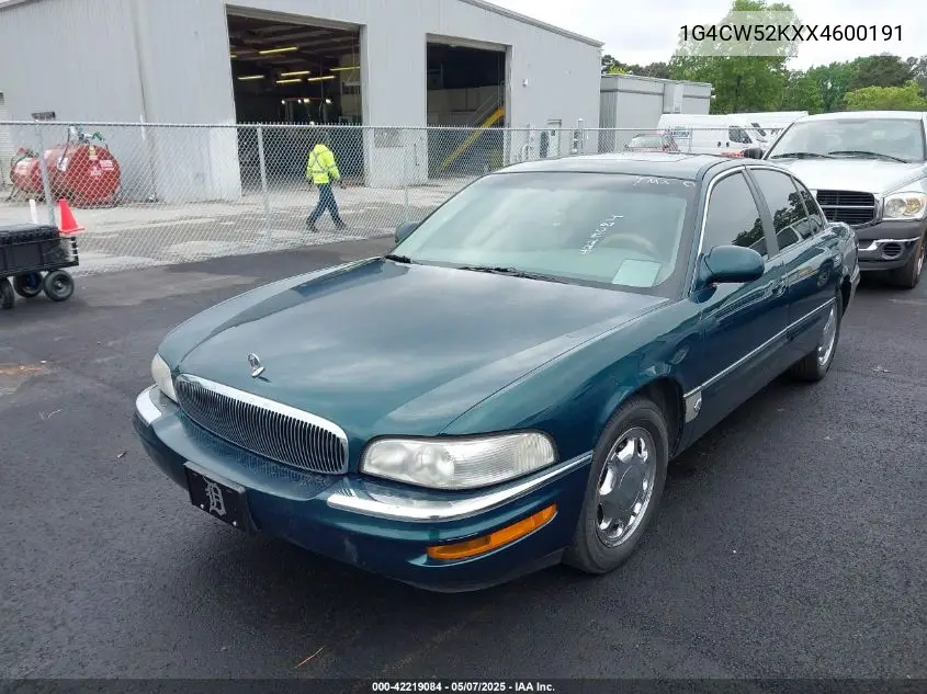 1999 Buick Park Avenue VIN: 1G4CW52KXX4600191 Lot: 42219084