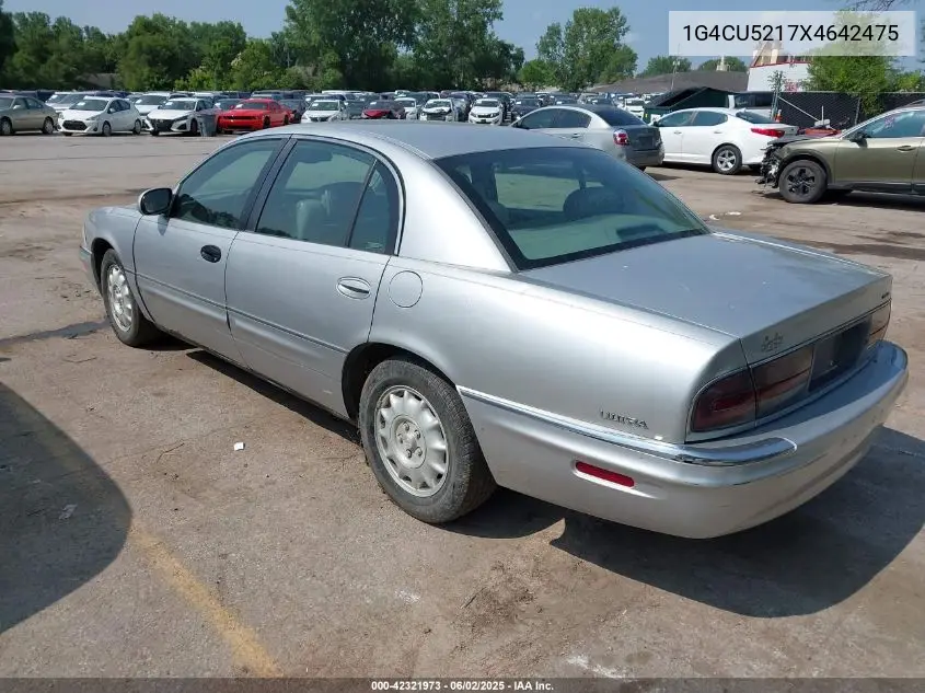 1999 Buick Park Avenue Ultra VIN: 1G4CU5217X4642475 Lot: 42321973