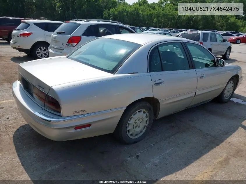 1999 Buick Park Avenue Ultra VIN: 1G4CU5217X4642475 Lot: 42321973