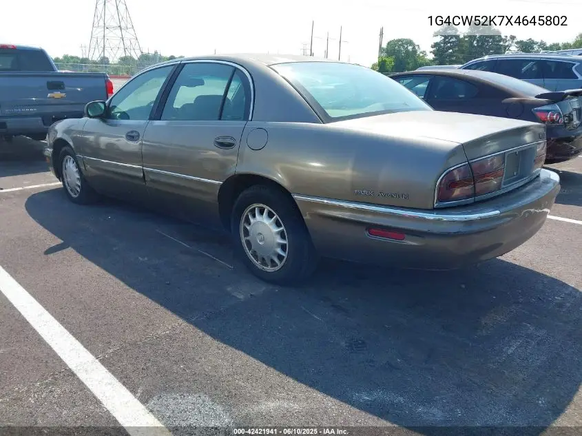 1999 Buick Park Avenue VIN: 1G4CW52K7X4645802 Lot: 42421941