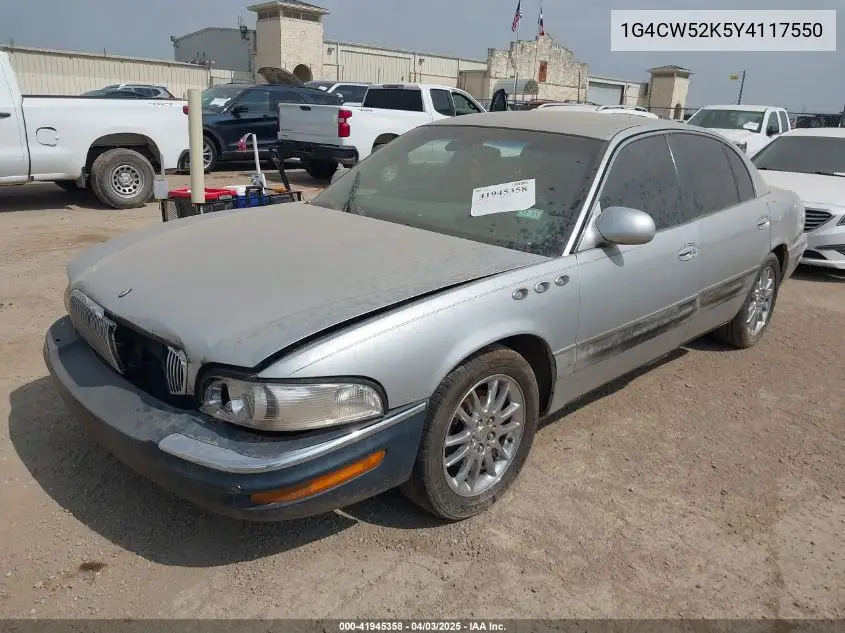 2000 Buick Park Avenue VIN: 1G4CW52K5Y4117550 Lot: 41945358