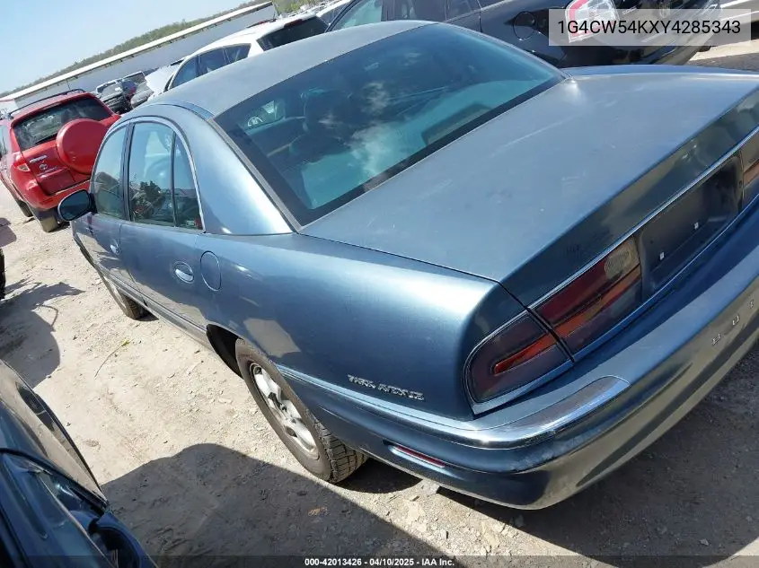 2000 Buick Park Avenue VIN: 1G4CW54KXY4285343 Lot: 42013426
