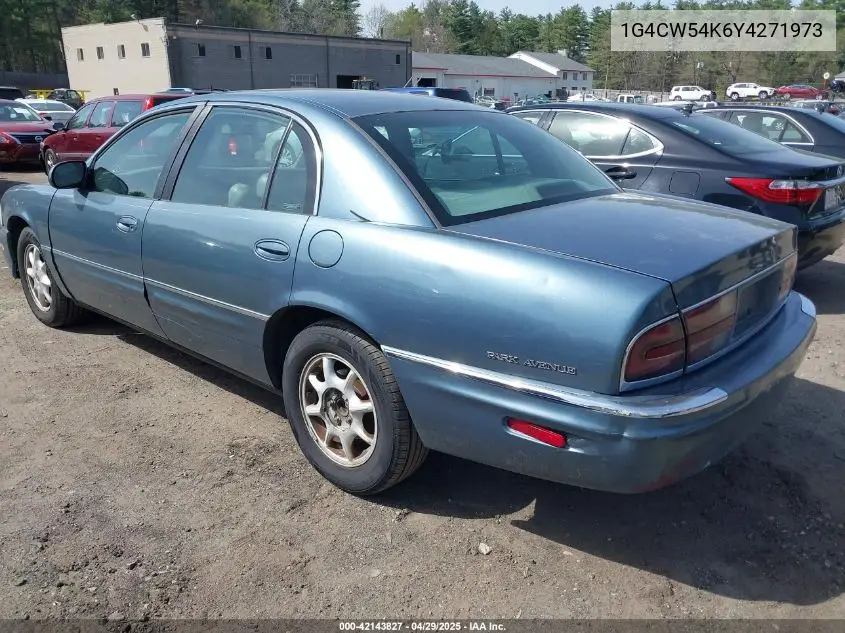 2000 Buick Park Avenue VIN: 1G4CW54K6Y4271973 Lot: 42143827