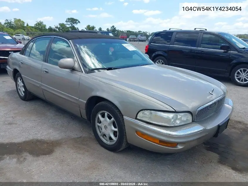 2000 Buick Park Avenue VIN: 1G4CW54K1Y4234054 Lot: 42159893