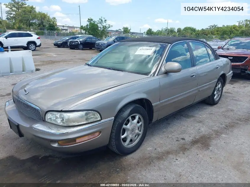 2000 Buick Park Avenue VIN: 1G4CW54K1Y4234054 Lot: 42159893