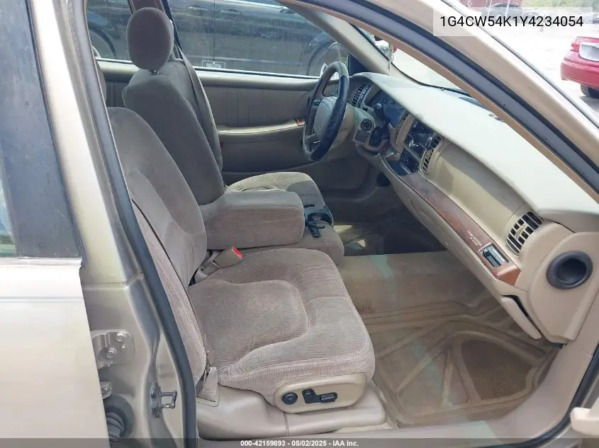 2000 Buick Park Avenue VIN: 1G4CW54K1Y4234054 Lot: 42159893