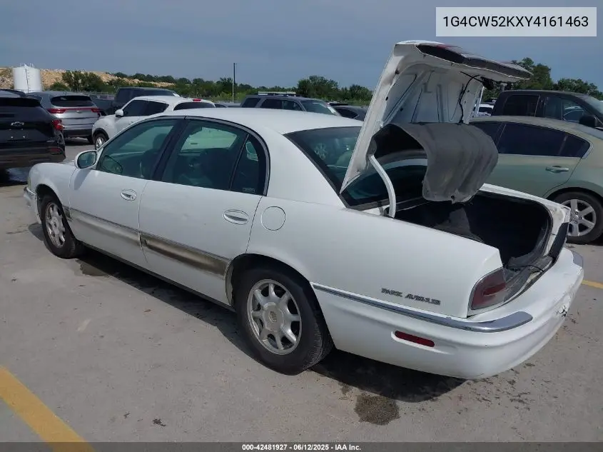 2000 Buick Park Avenue VIN: 1G4CW52KXY4161463 Lot: 42481927