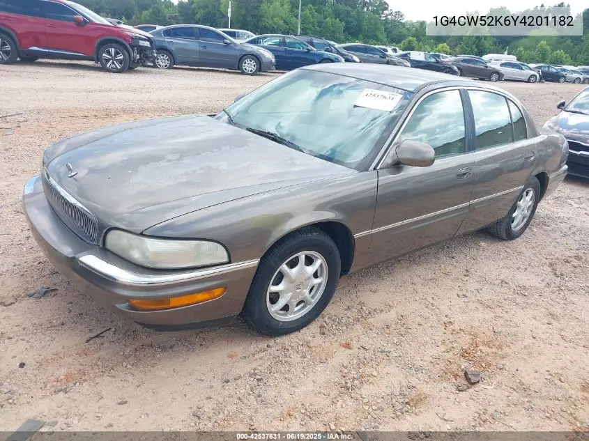 2000 Buick Park Avenue VIN: 1G4CW52K6Y4201182 Lot: 42537631