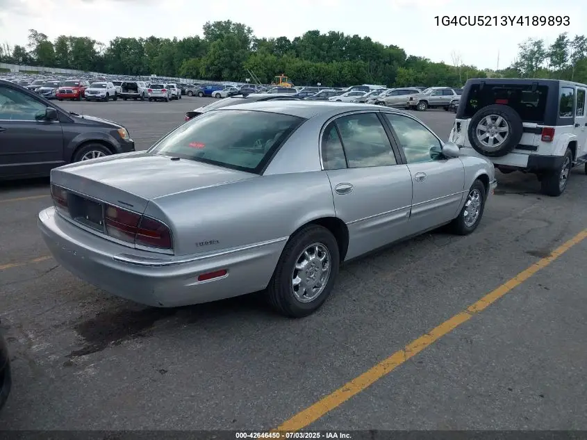 2000 Buick Park Avenue Ultra VIN: 1G4CU5213Y4189893 Lot: 42646450