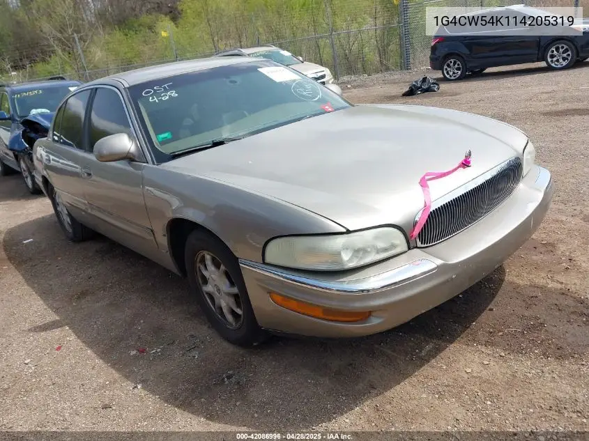 2001 Buick Park Avenue VIN: 1G4CW54K114205319 Lot: 42086996