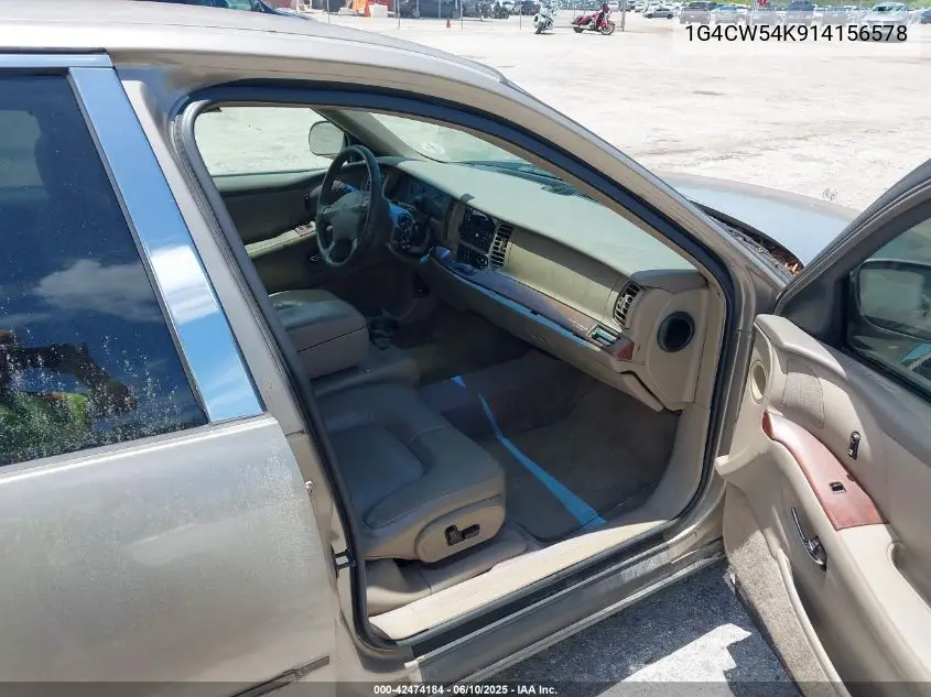 2001 Buick Park Avenue VIN: 1G4CW54K914156578 Lot: 42474184