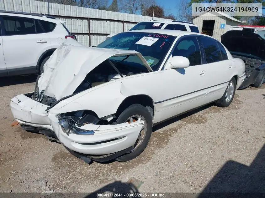 2002 Buick Park Avenue VIN: 1G4CW54K324194969 Lot: 41712841