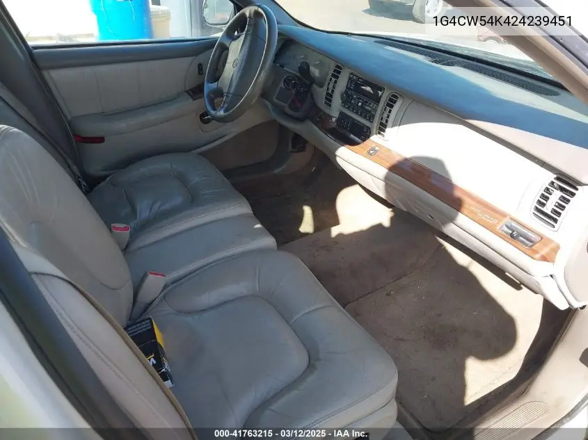 2002 Buick Park Avenue VIN: 1G4CW54K424239451 Lot: 41763215