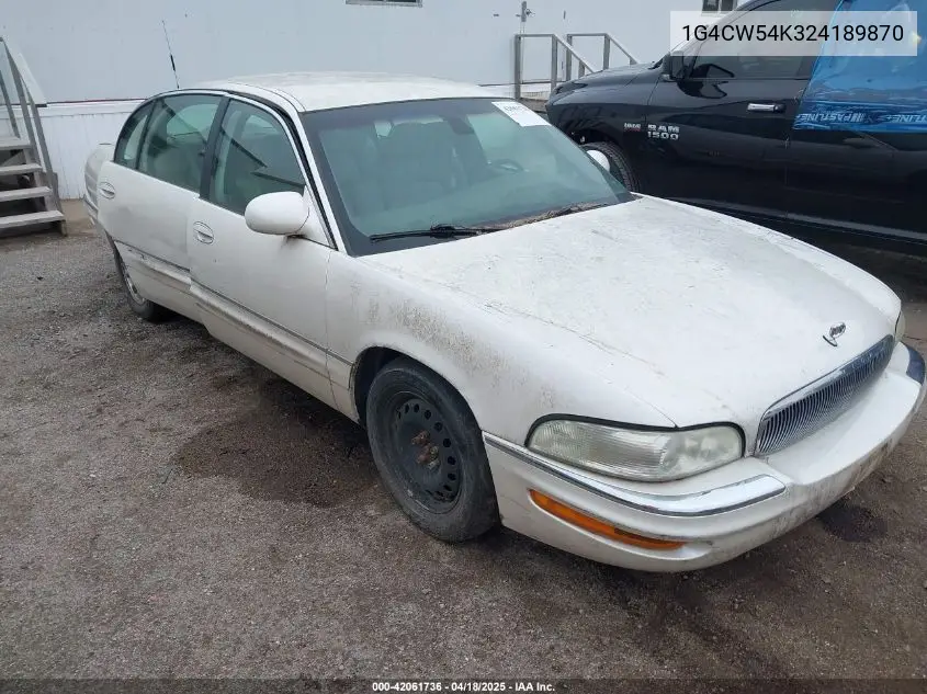 2002 Buick Park Avenue VIN: 1G4CW54K324189870 Lot: 42061736