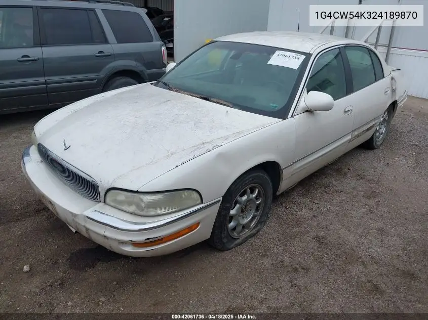 2002 Buick Park Avenue VIN: 1G4CW54K324189870 Lot: 42061736